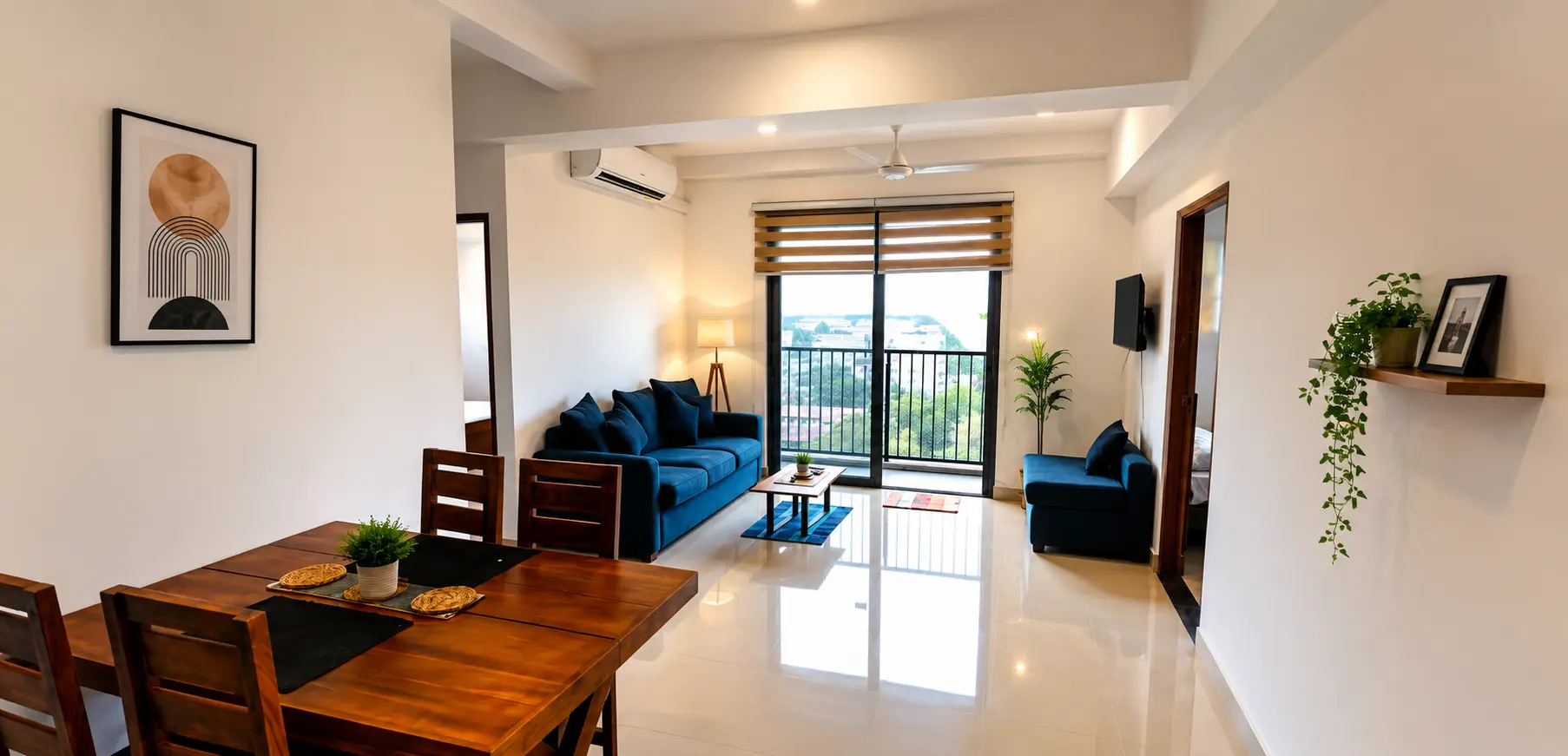 Minimalistic interior of an Apartment